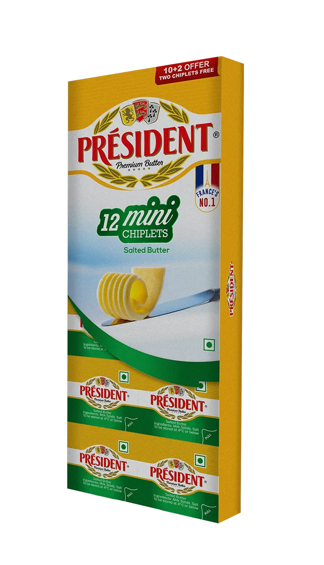 President India Butter Salted Chiplets 10gm